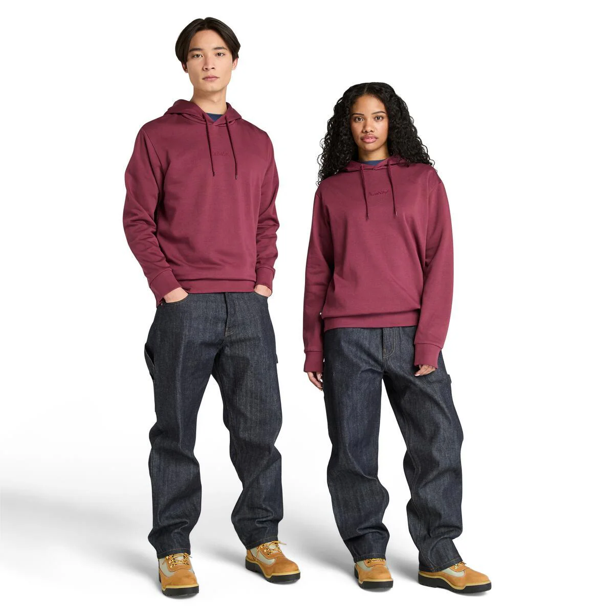 Emboridered Logo Brushback Hoodie