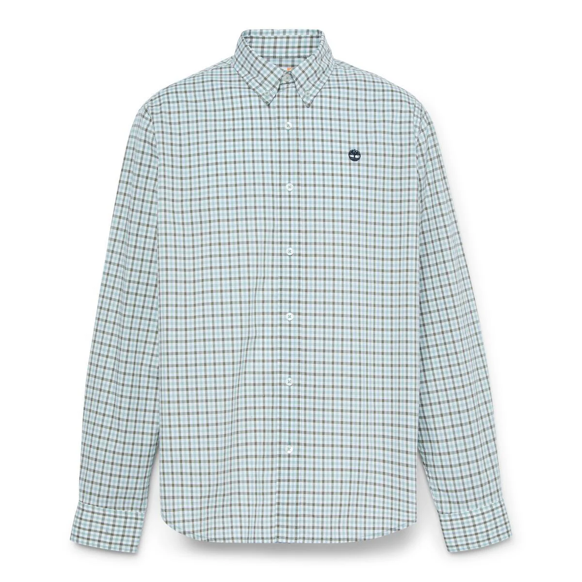 Stretch Poplin Gingham Shirt - Image 3