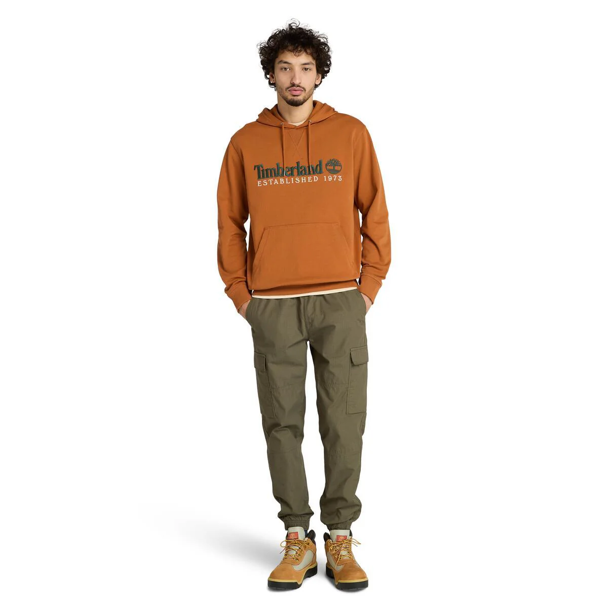 Established 1973 Embroidered Logo Loopback Hoodie - Image 2