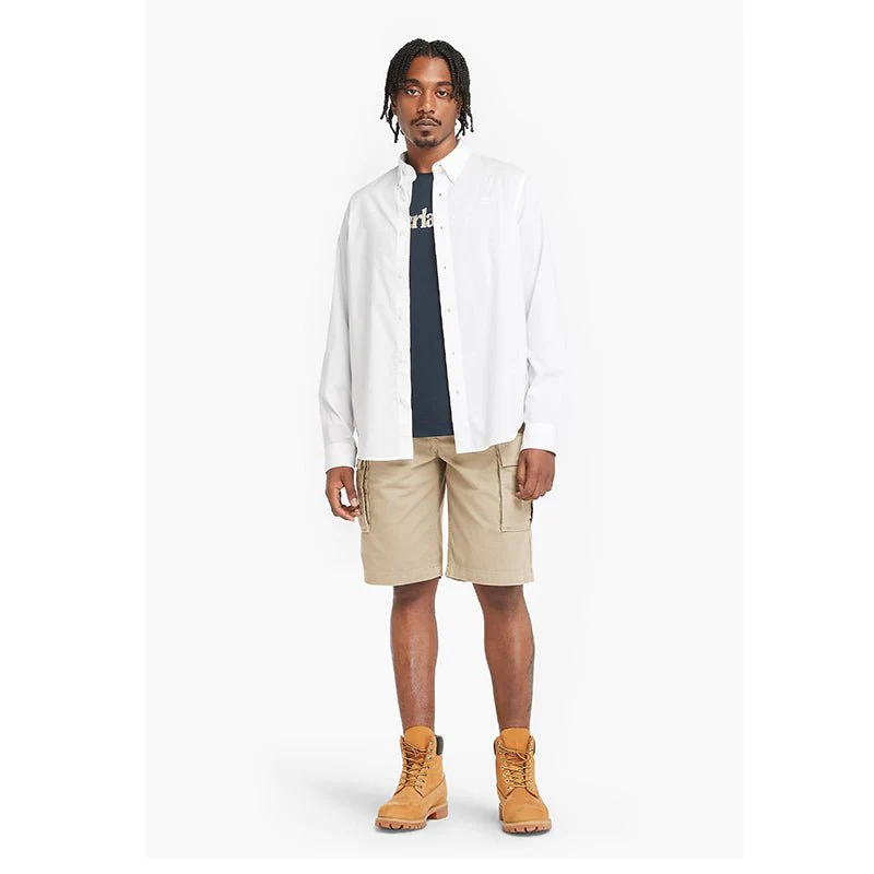 BROOKLINE Twill Cargo Short Lemon Pepper - Image 3