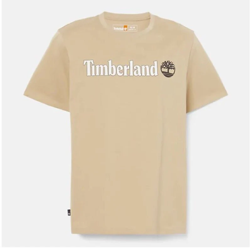 KENNEBEC RIVER Linear Logo Short Sleeve Tee Lemon Pepper - Image 3