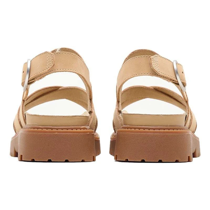 CLAIREMONT WAY BACKSTRAP SANDAL MEDIUM BEIGE NUBUCK - Image 4
