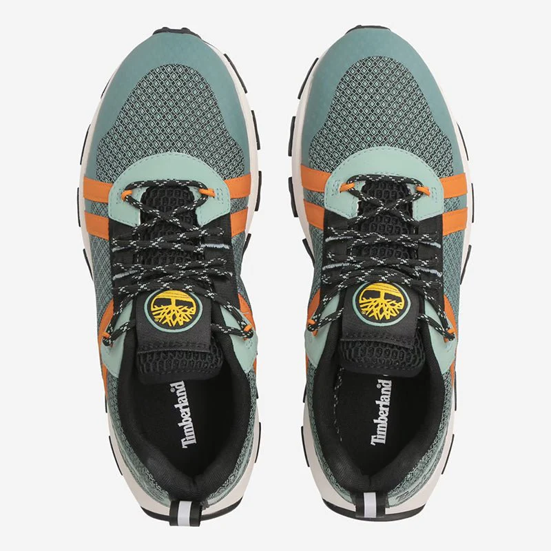 WINSOR TRAIL LOW LACE UP SNEAKER LIGHT GREEN MESH - Image 4