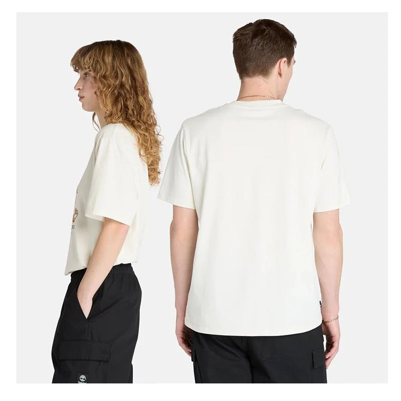 Front Boot Graphic Tee Vintage White - Image 3
