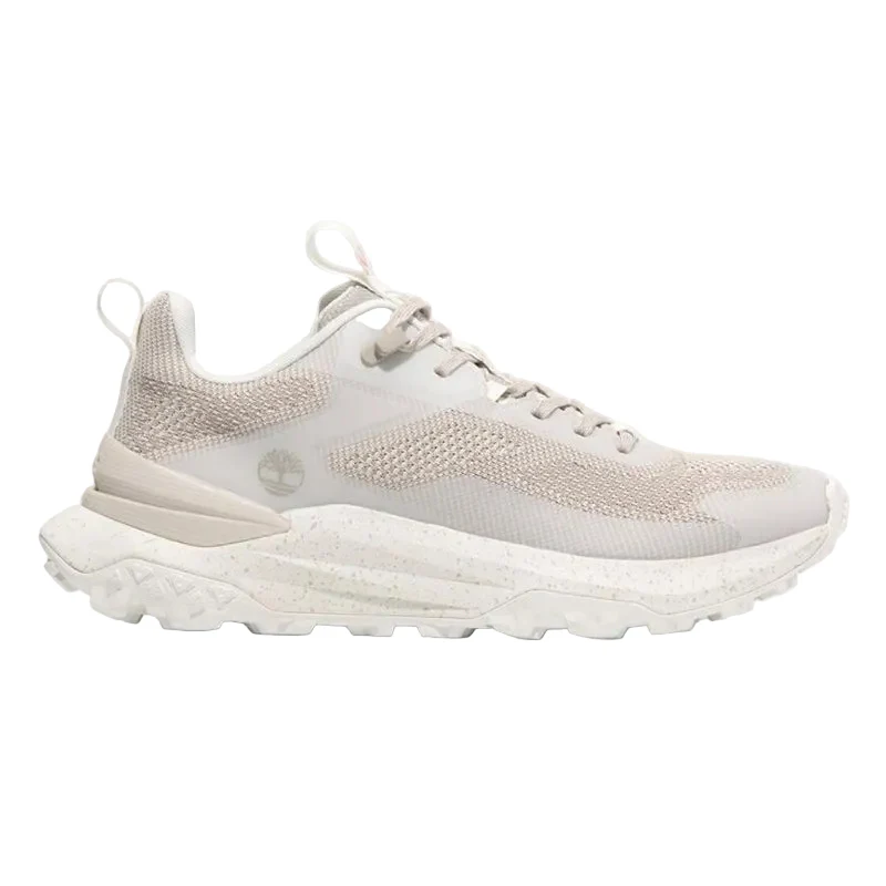 MOTION ACCESS LOW LACE UP SNEAKER LIGHT TAUPE KNIT W WHITE