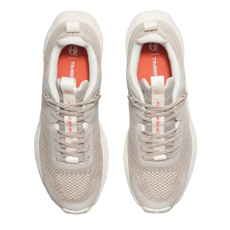 MOTION ACCESS LOW LACE UP SNEAKER LIGHT TAUPE KNIT W WHITE - Image 3