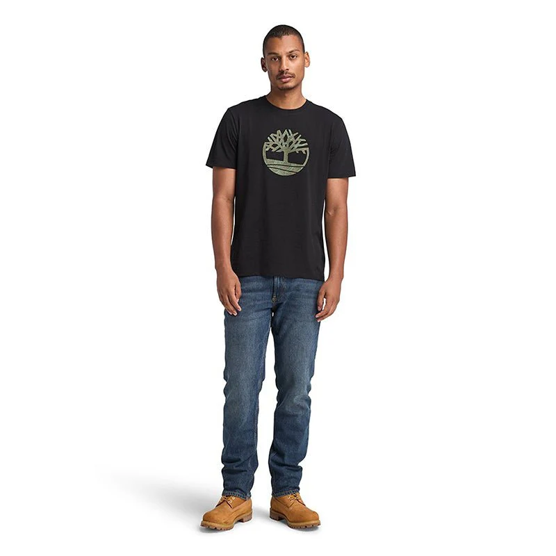KENNEBEC RIVER Camo Tree Logo Short Sleeve Tee Black - Image 2