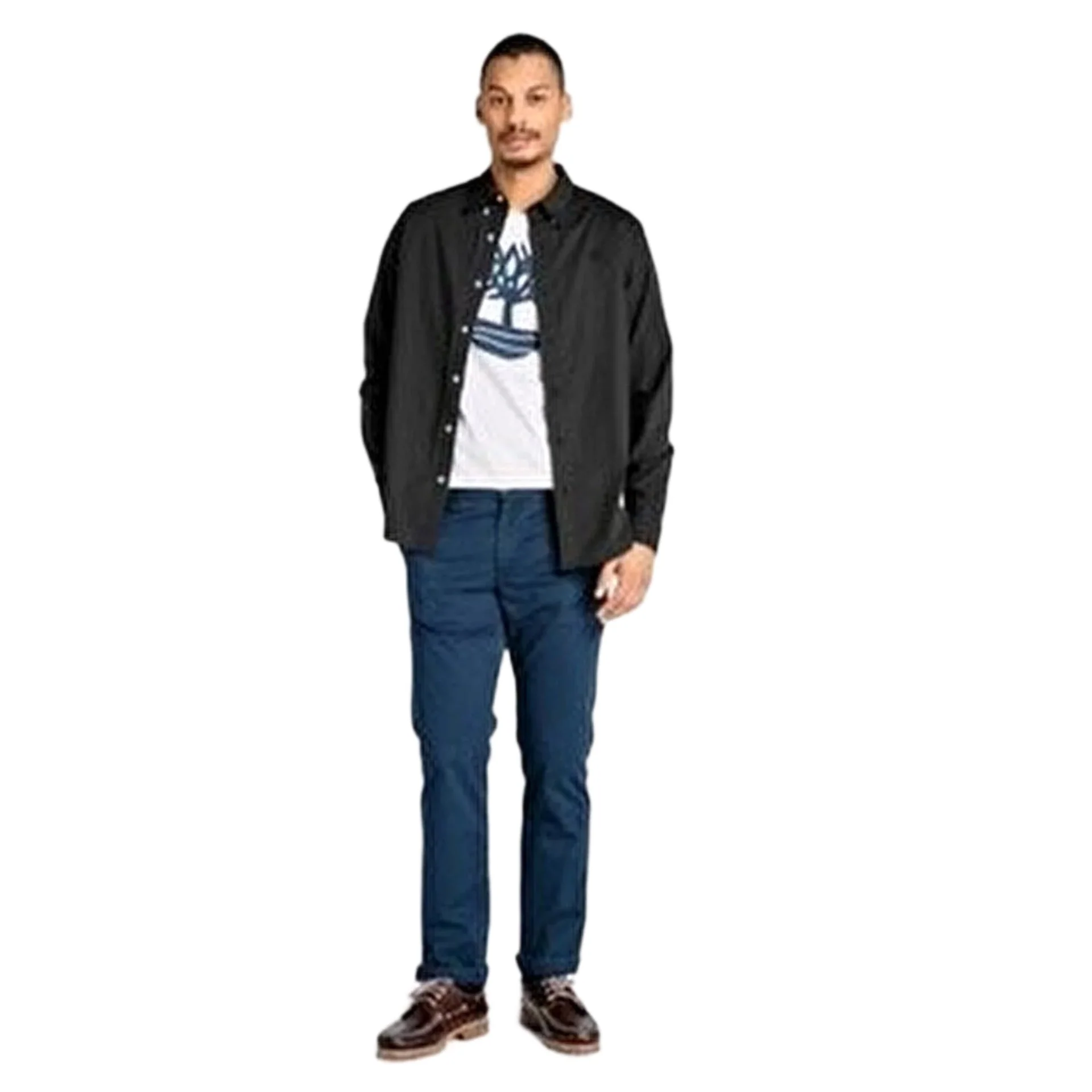 Long Sleeve Stretch Poplin Shirt - Image 3