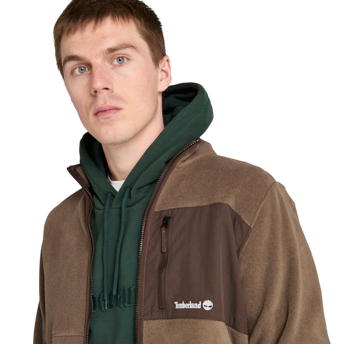 Sherburne Polartec 200 Mix Media Full Zip Fleece - Image 4