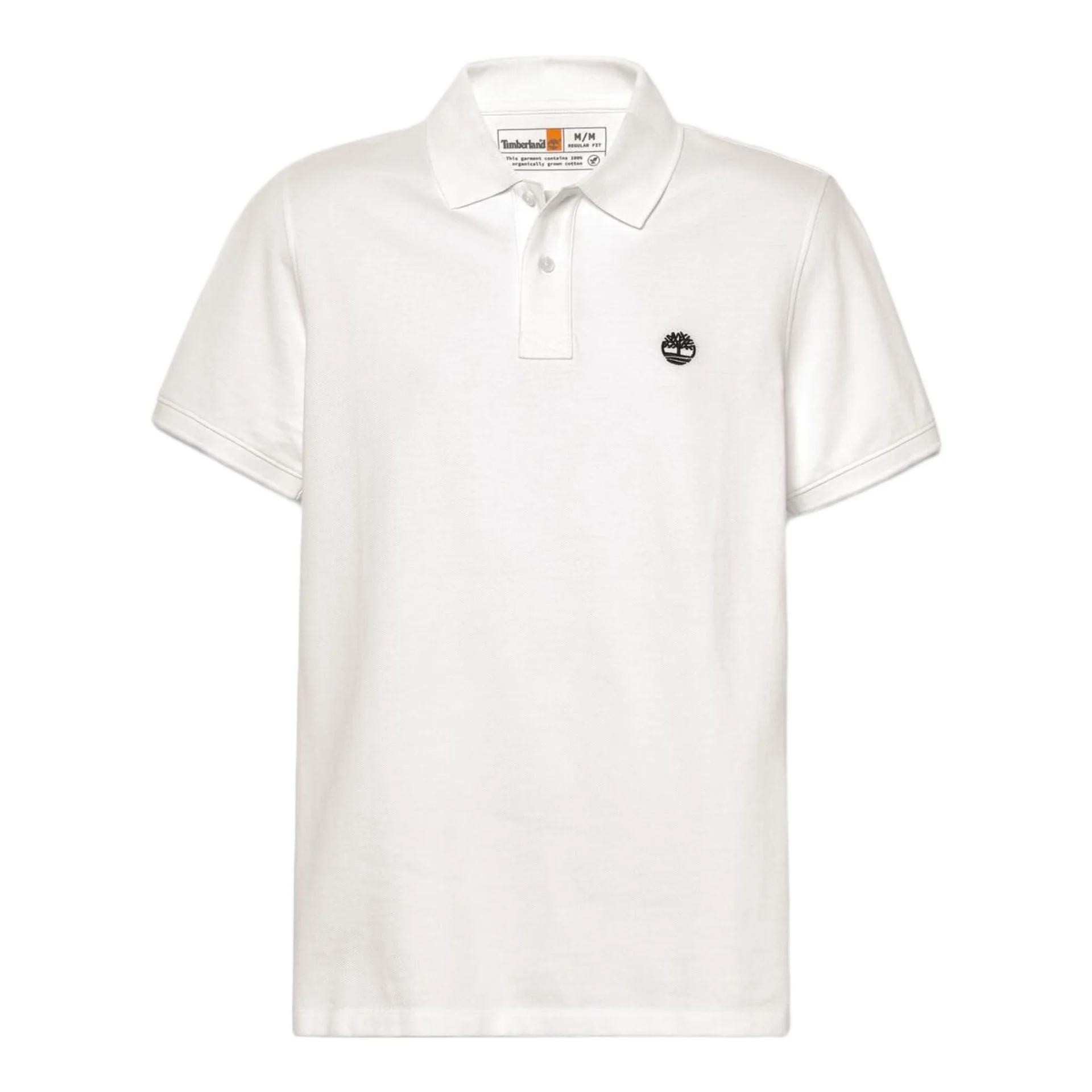 MILLERS RIVER Pique Short Sleeve Polo White - Image 3