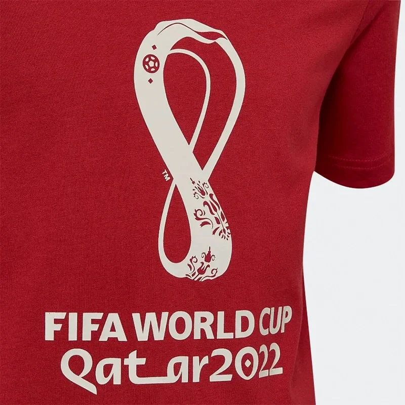 Adidas Kids Fifa World Cup 2022™ Official Emblem Tee Hd6385 - Image 4