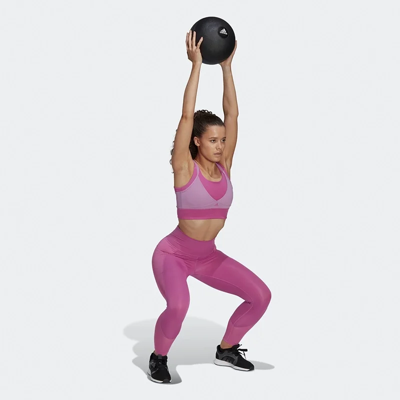 Adidas Optime Training Shiny Full Length Leggings Hl8654 - Image 2