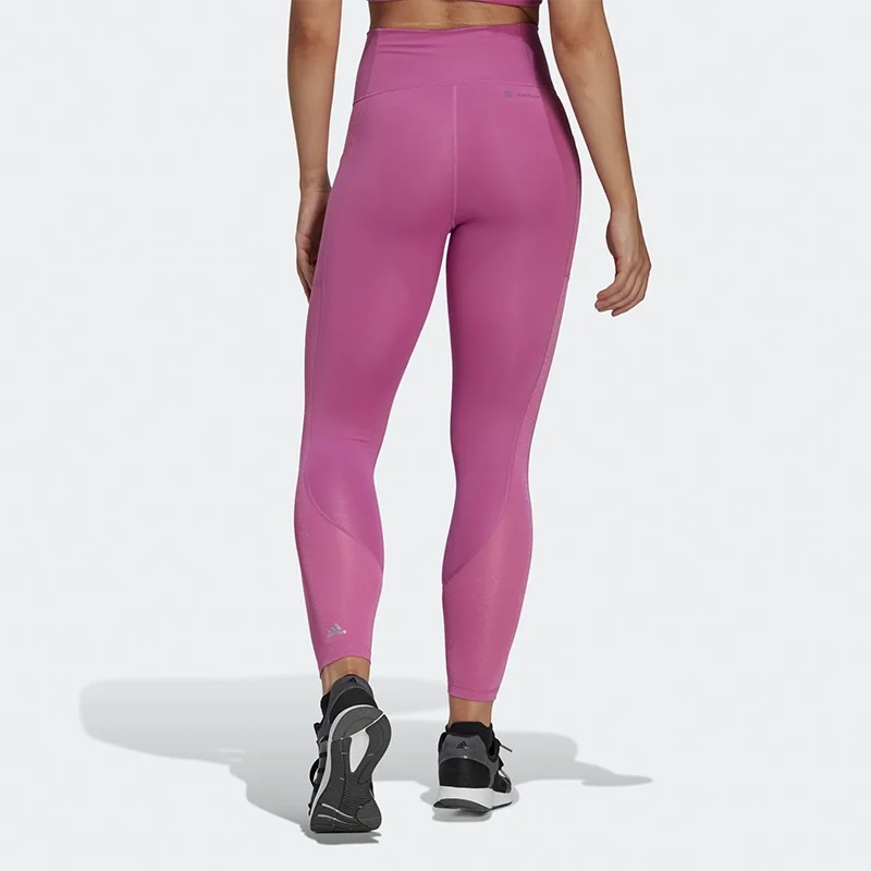 Adidas Optime Training Shiny Full Length Leggings Hl8654 - Image 3
