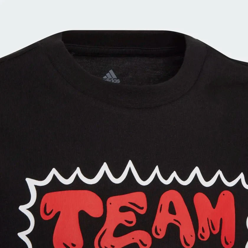 Adidas Team Graphic T-Shirt Kids HA4055 - Image 5