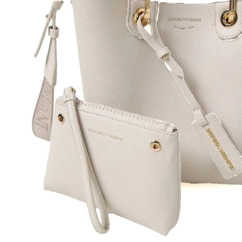 EMPORIO ARMANI Deer-print MyEA vertical shopper bag EAB5 - Image 3