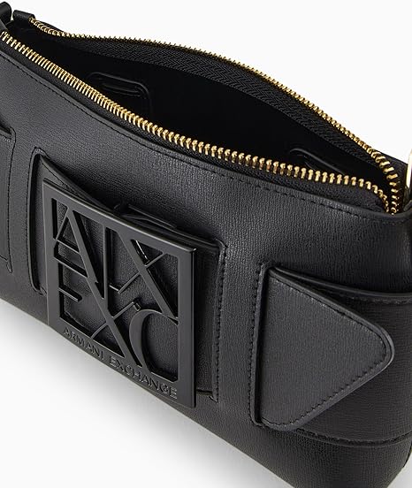 ARMANI EXCHANGE Color block shoulder bag with maxi logo AXB25 - Image 3