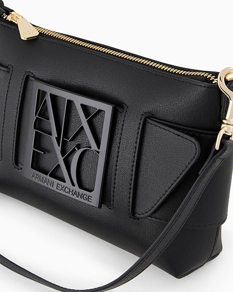ARMANI EXCHANGE Color block shoulder bag with maxi logo AXB25 - Image 4