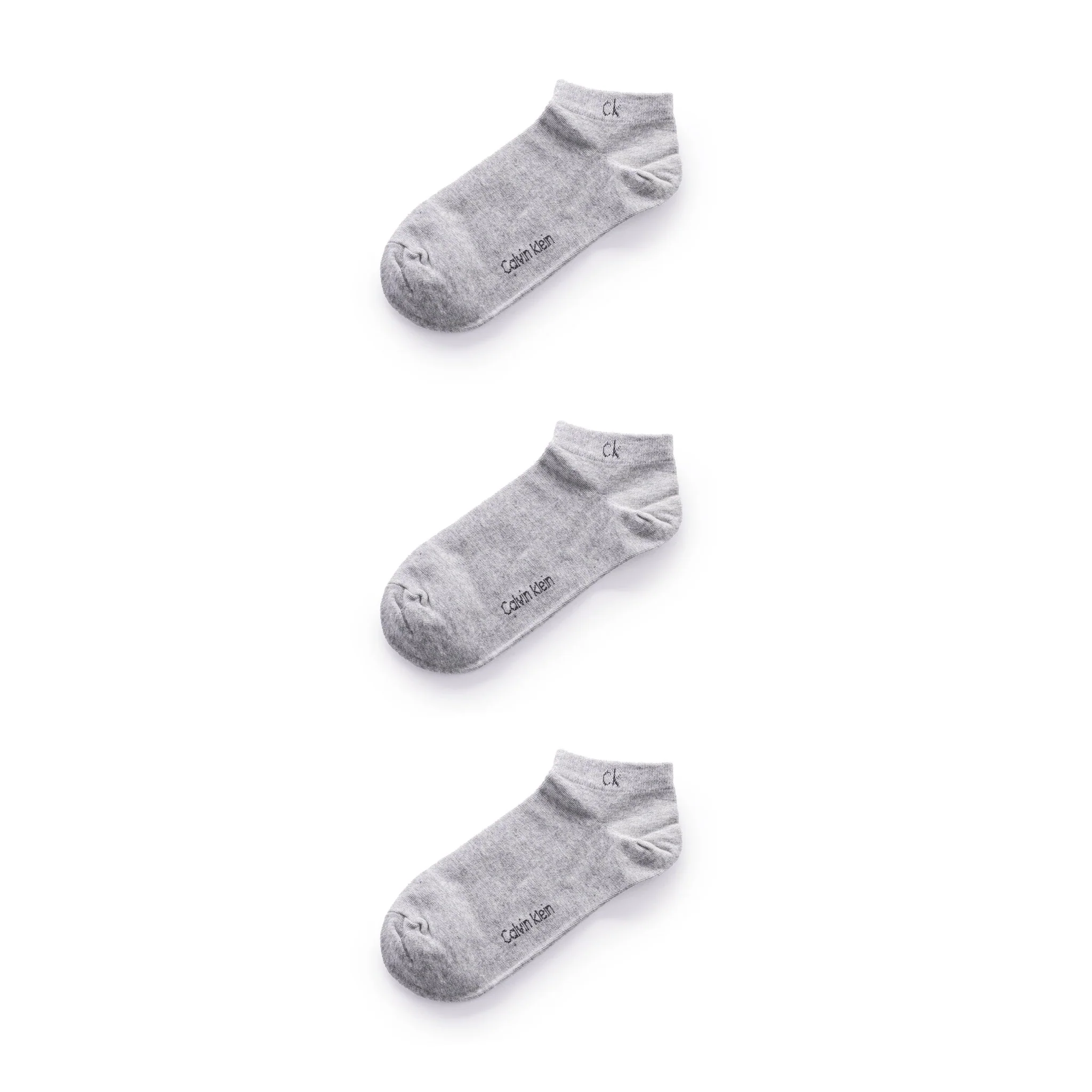 CALVIN KLEIN COTTON ANKLE 3-PACK SOCKS SU35 - Image 3