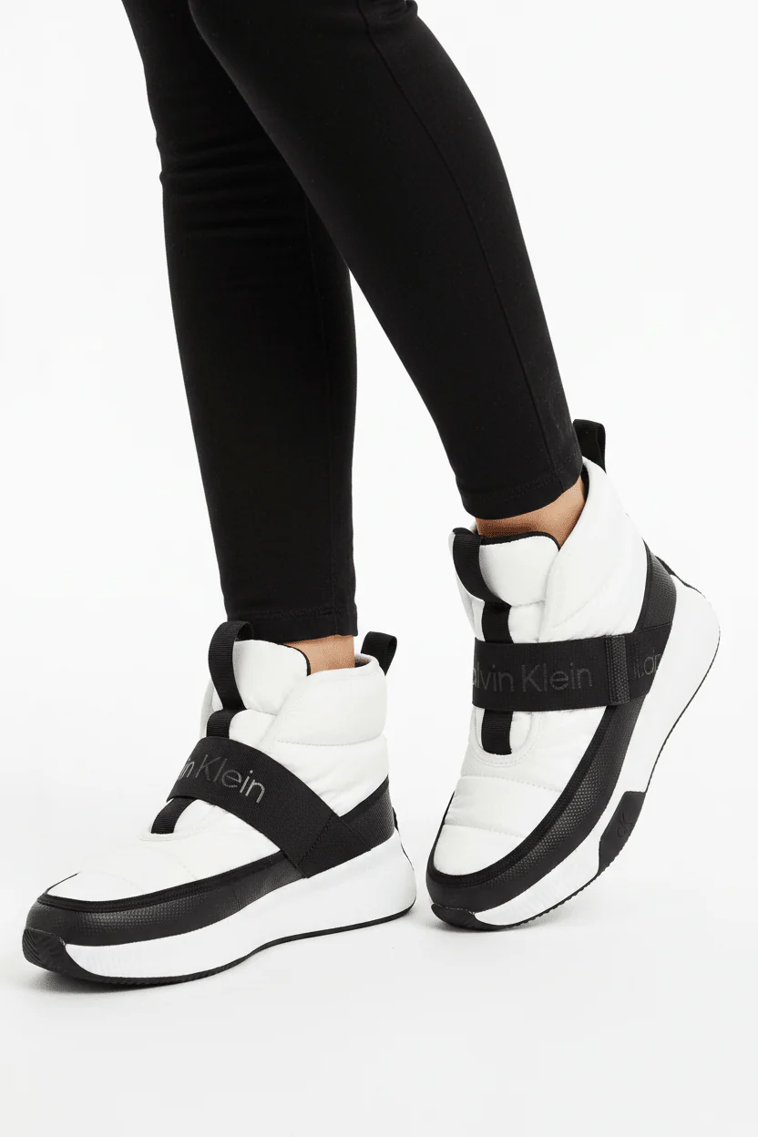 CALVIN KLEIN JEANS Mabon Nylon High Top Sneakers Winter Snow Boots CKW139 - Image 2