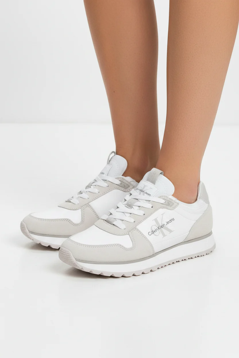 CALVIN KLEIN Jeans Runner Sock Laceup Trainer  CKM207 - Image 2