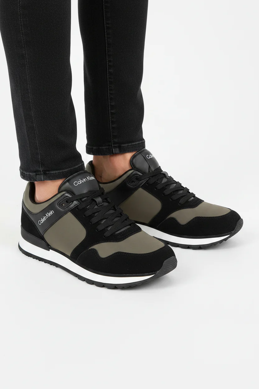 Calvin Klein Jeans Runner Sock Laceup Trainer CKM61 - Image 2