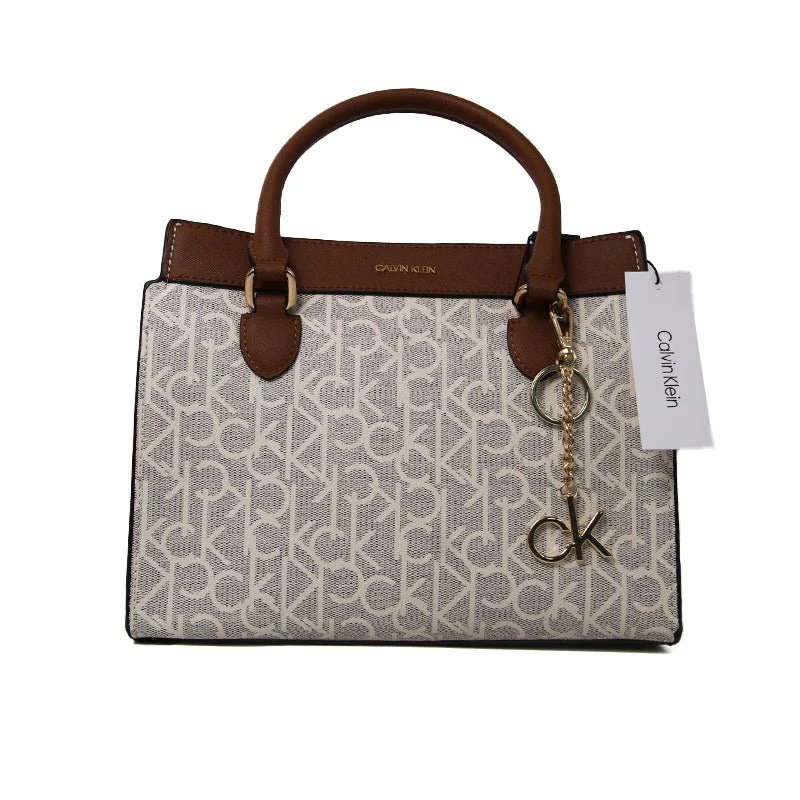 Calvin Klein Monogram Satchel HANDBAG CB106