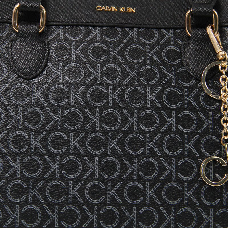 Calvin Klein Monogram Satchel HANDBAG CB98 - Image 6