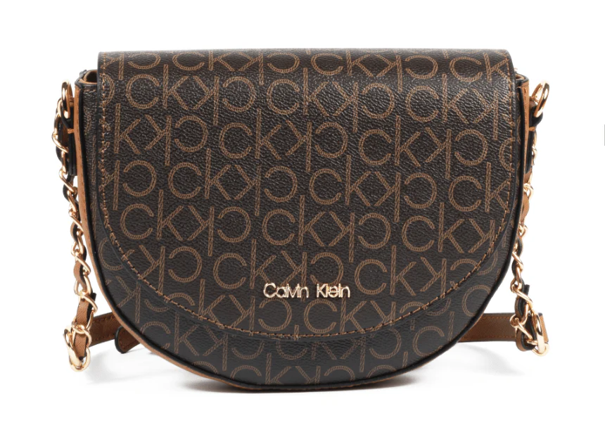 CALVIN KLEIN Women's monogram pattern Cross Body Bag CB87 CB86