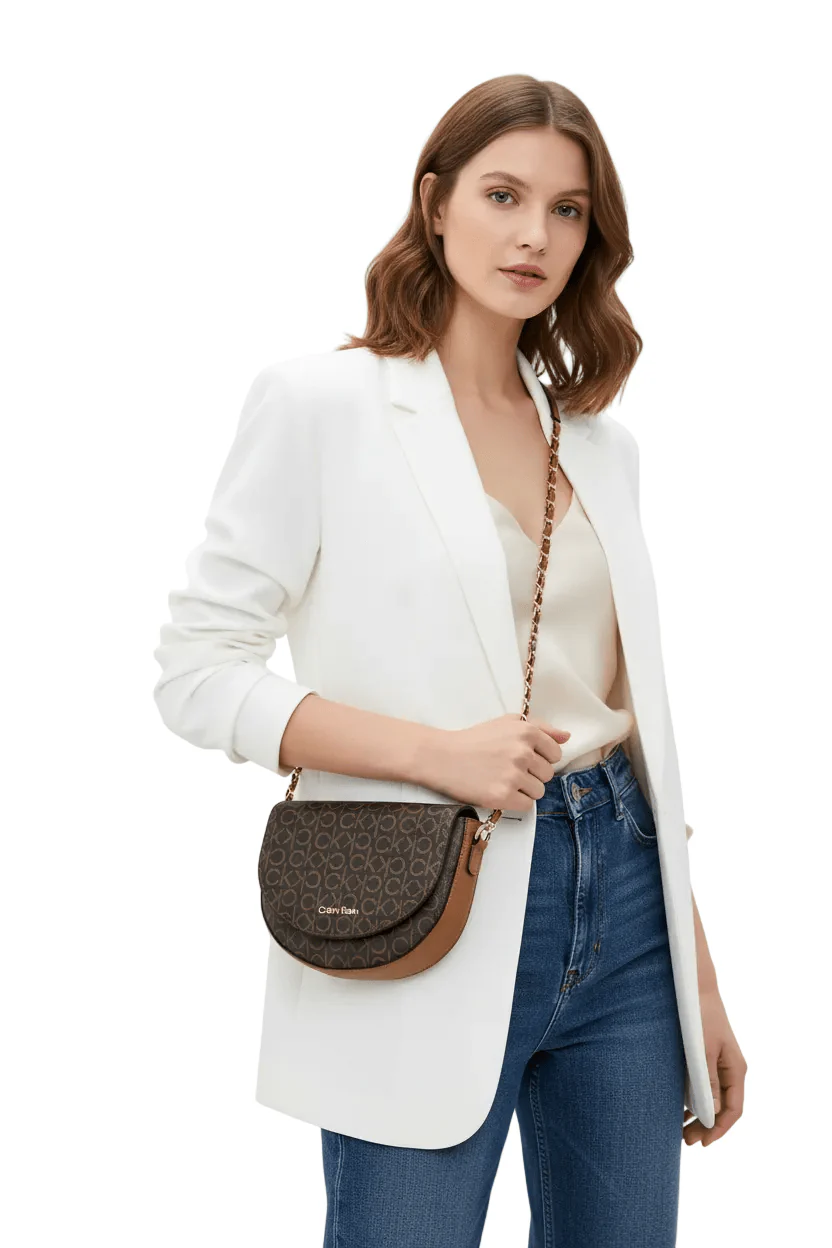CALVIN KLEIN Women's monogram pattern Cross Body Bag CB87 CB86 - Image 2