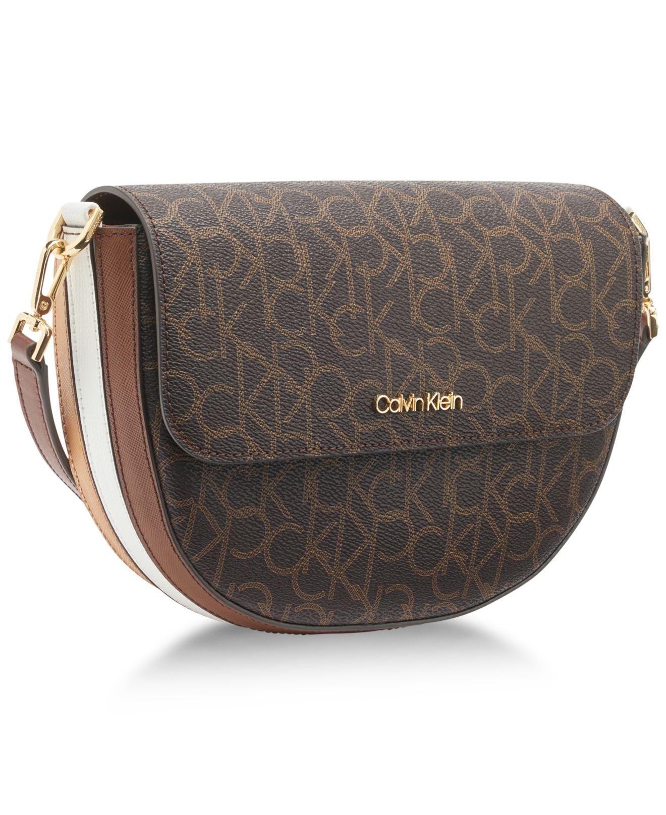 CALVIN KLEIN Women's monogram pattern Cross Body Bag CB87 CB86 - Image 3
