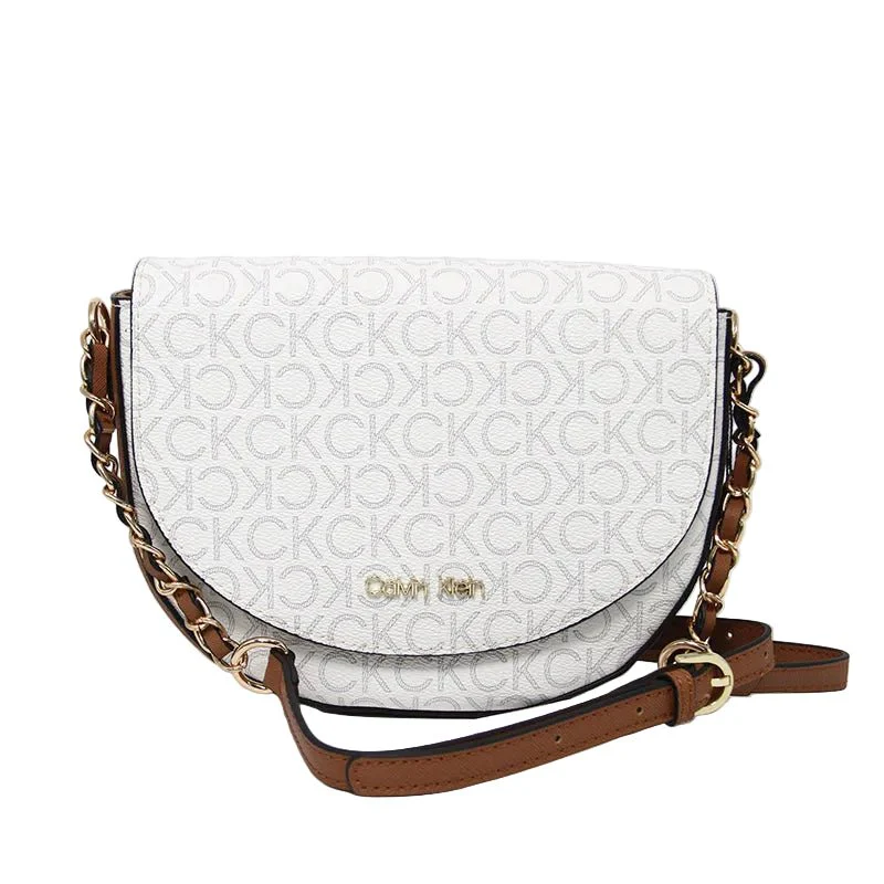 CALVIN KLEIN Women's monogram pattern Cross Body Bag CB87