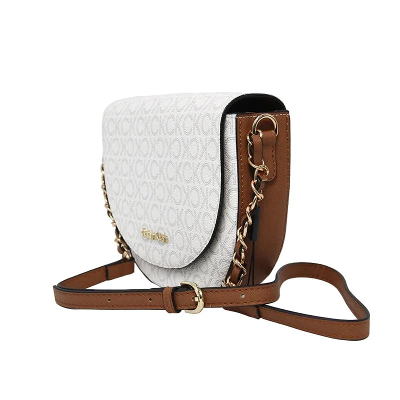 CALVIN KLEIN Women's monogram pattern Cross Body Bag CB87 - Image 3