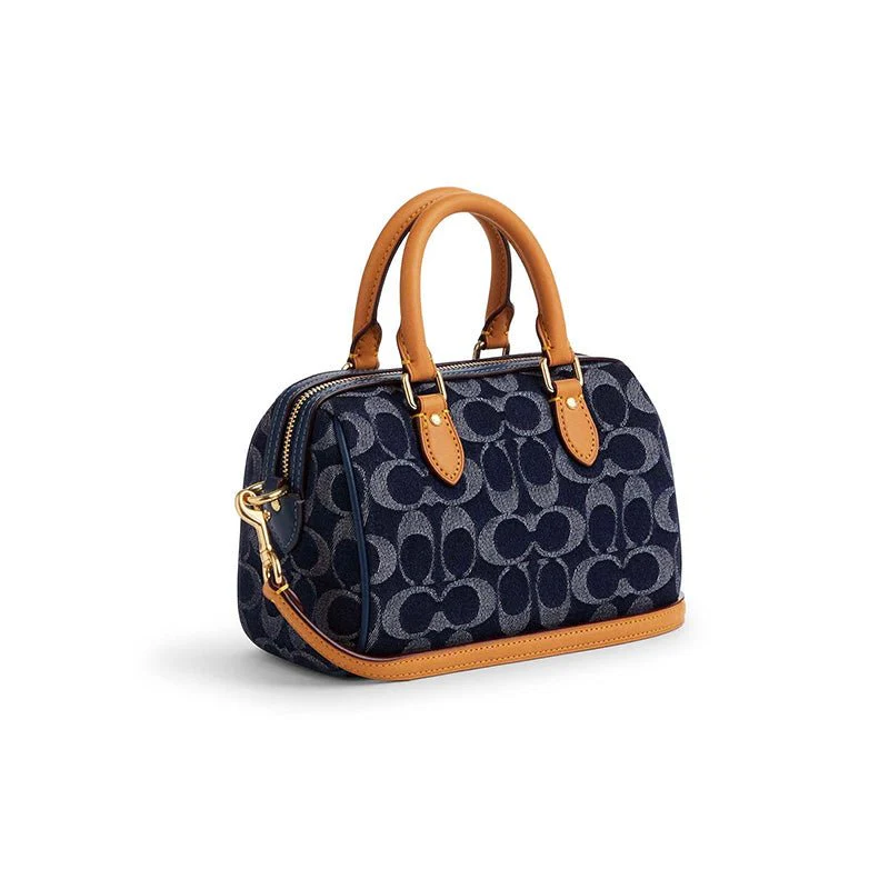 COACH Mini Rowan Crossbody Bag In Blocked Signature HB3 - Image 3