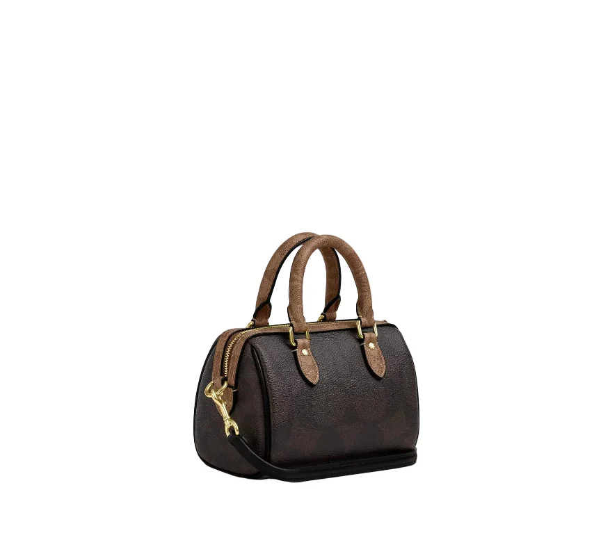 COACH Mini Rowan Crossbody Bag In Blocked Signature HB4 - Image 3