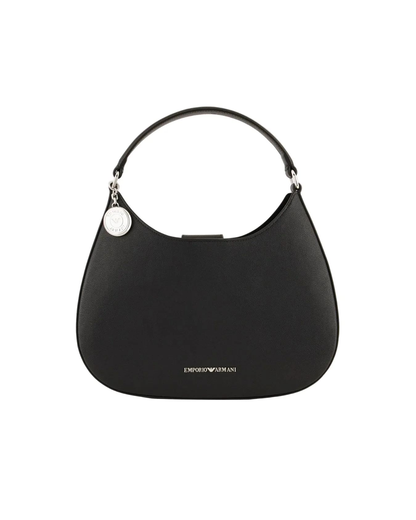 EMPORIO ARMANI ASV micro-grain recycled leather hobo Bag EAB21