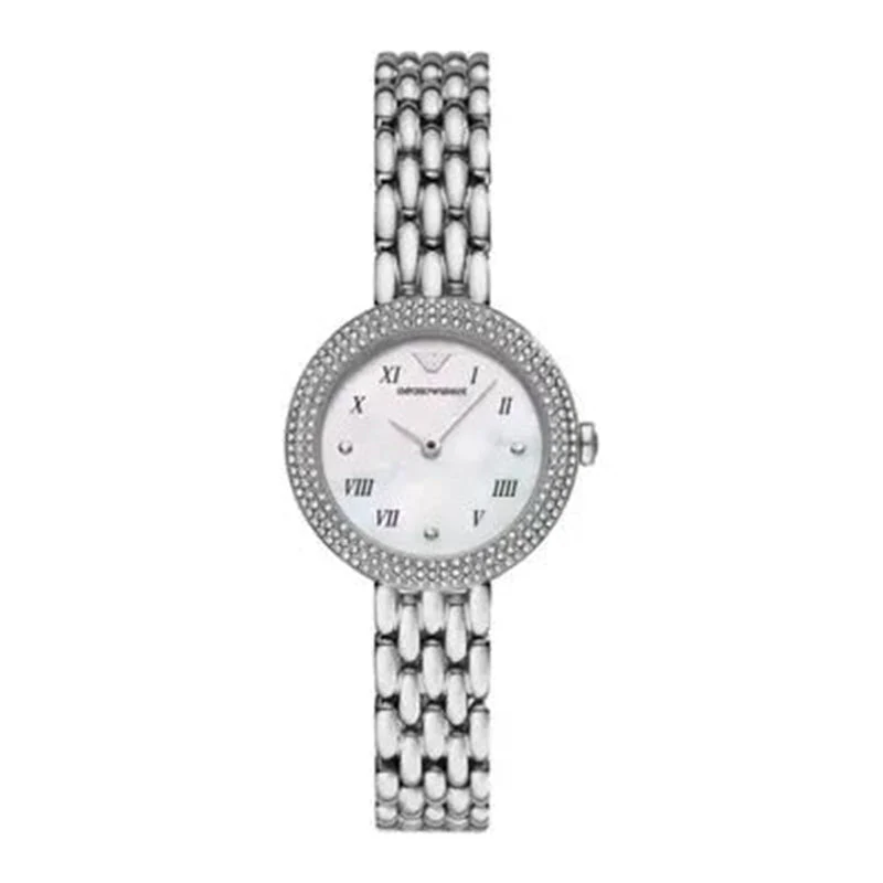 Emporio Armani Rosa Two-Hand Stainless Steel Watch Ar11354 AAW5