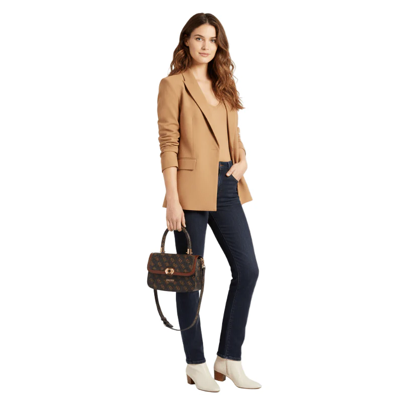 GUESS Orlina Logo Top Handle Flap- - Image 7