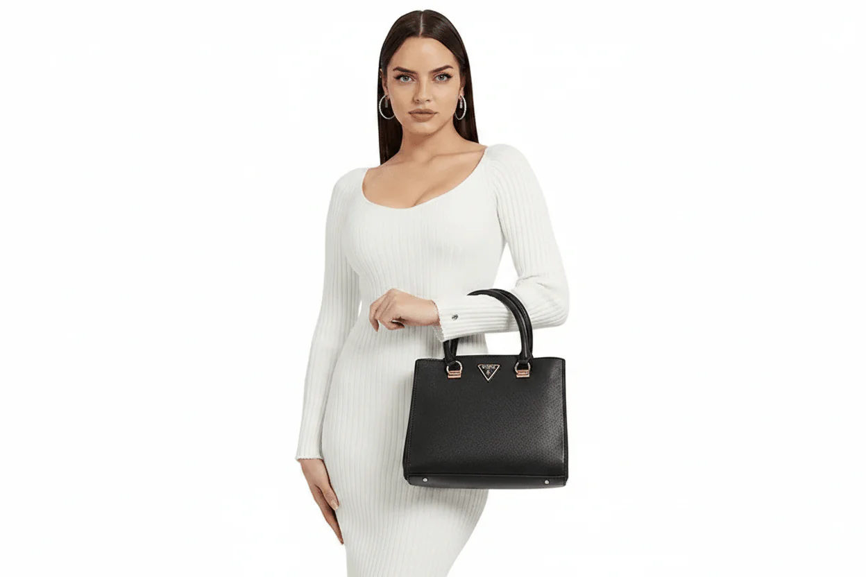 GUESS Noelle Girlfriend Satchel- GB256 - Image 2