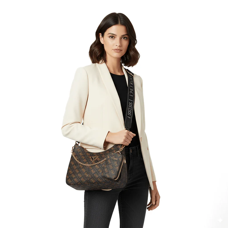 Guess Alexie Top Zip Shoulderbag - Image 9