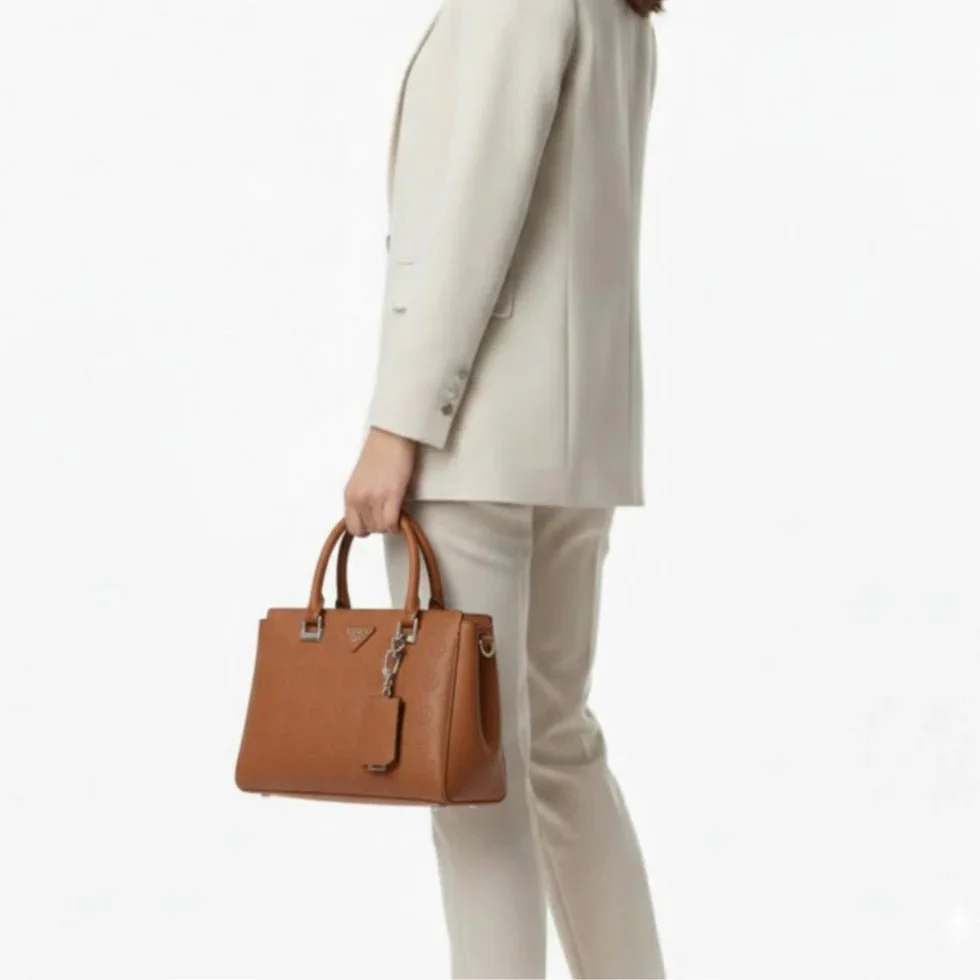 GUESS Cresidia Society Satchel Handbag Women - Image 2