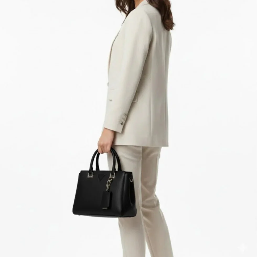 GUESS Cresidia Society Satchel Handbag Women - Image 6