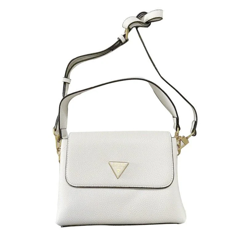 GUESS DANNA SADDLE HANDBAG WHITE- GB42 - Image 3