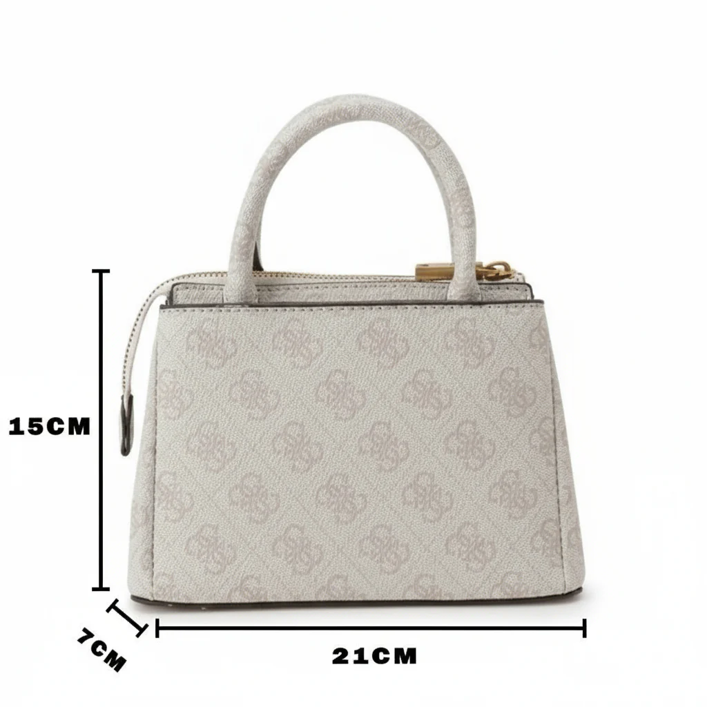 GUESS G James 4G peony logo handbag -GREY- - Image 17