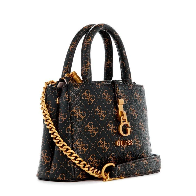GUESS G James 4G peony logo handbag -GREY- - Image 9