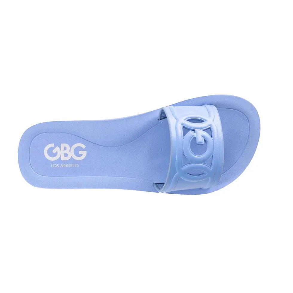 GUESS GBG Los Angeles Treabar Slide Women-BLU SLW8 - Image 3