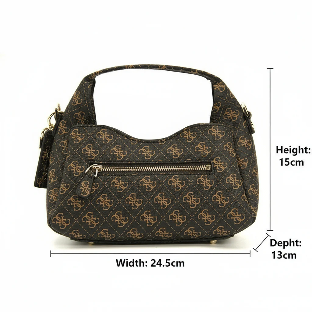 GUESS Iwona Top Zip Crossbody Bag- GB315 - Image 3
