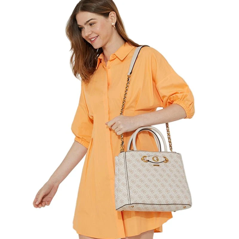 GUESS Izzy Status Satchel- - Image 14