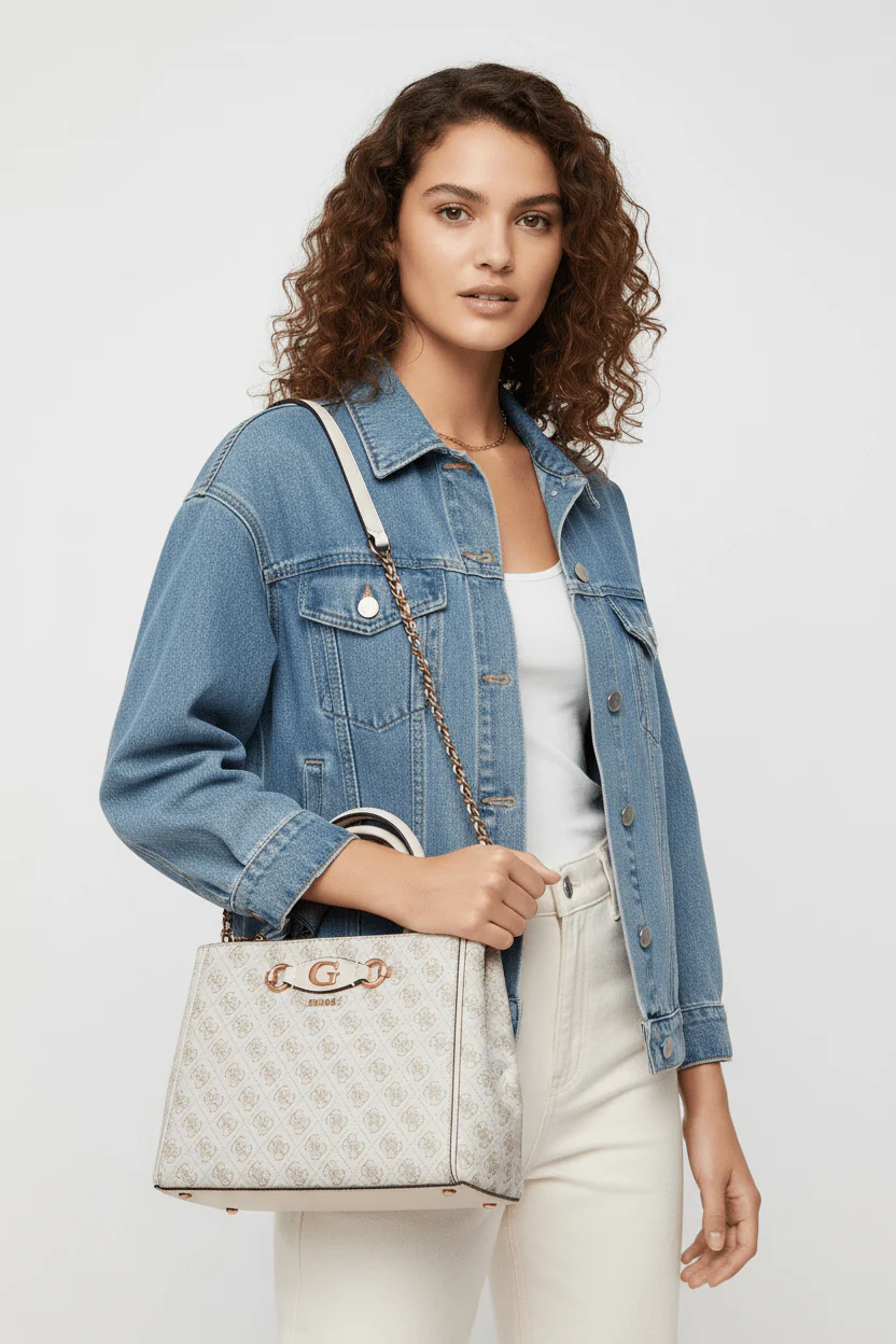 GUESS Izzy Status Satchel- - Image 2