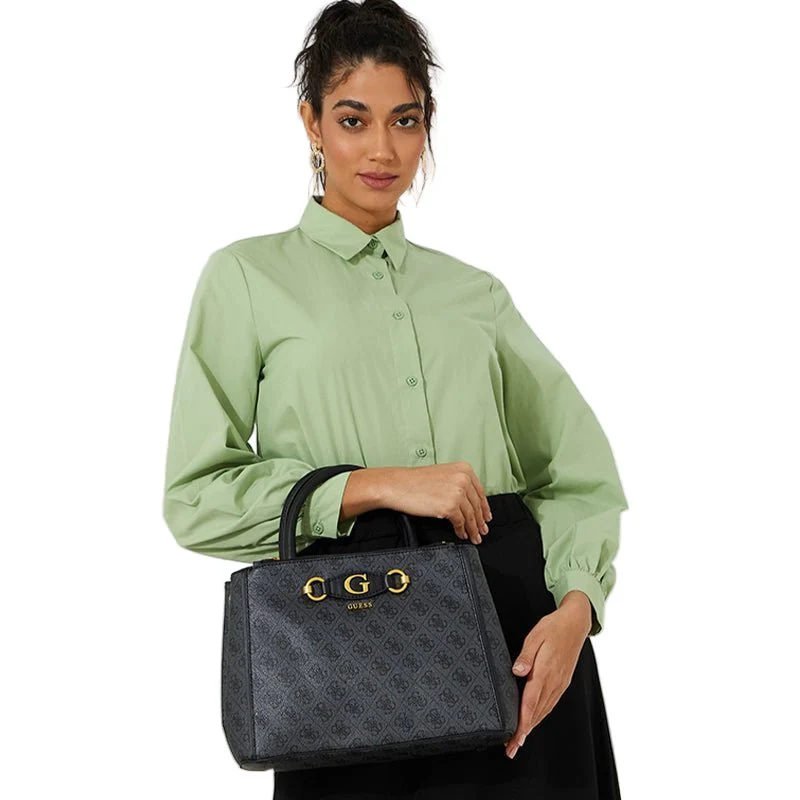 GUESS Izzy Status Satchel- - Image 27
