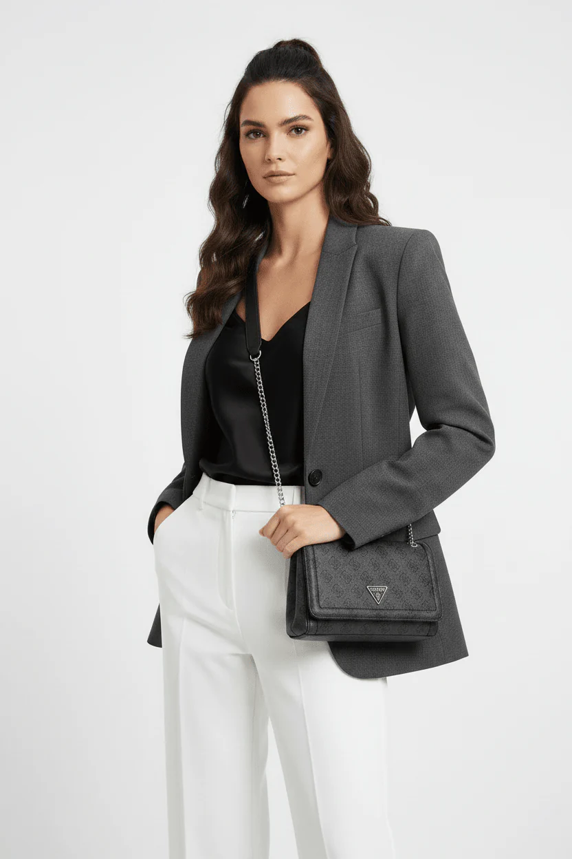 Guess Noelle 4G Logo Crossbody Bag GB481 - Image 2